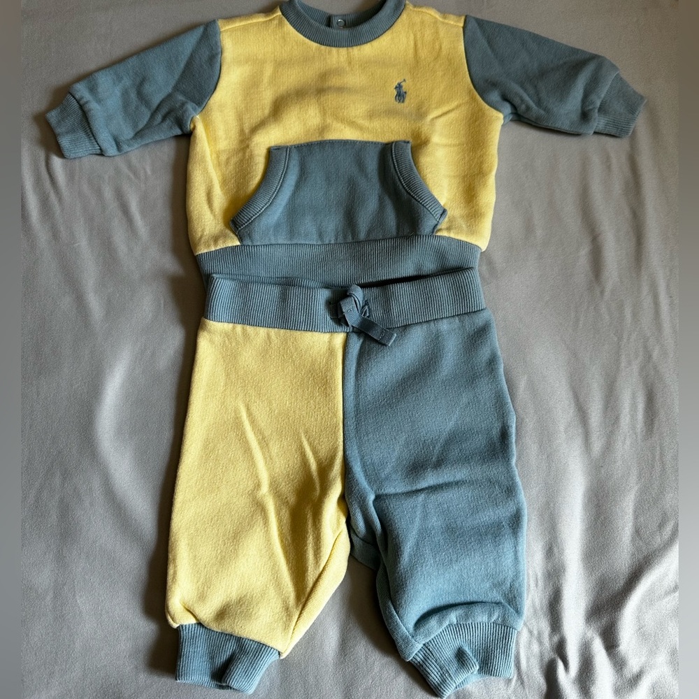 POLO Fleece Sweatshirt & Pant Set